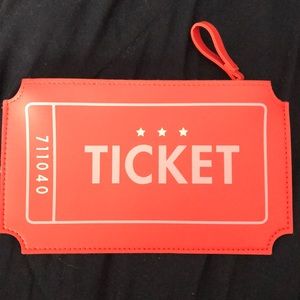 Small Ipsy ticket makeup bag